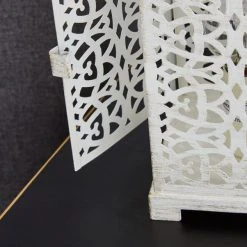 Dunelm Moroccan Lantern Cream Table Lamp -Furn Shop 1000038996 alt03