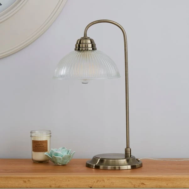 Dunelm Henry Antique Brass Table Lamp 4 Dunelm Henry Antique Brass Table Lamp - Image 2