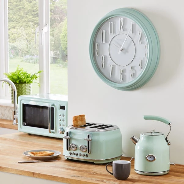 Dunelm Retro Seafoam 4 Slice Toaster 6 Dunelm Retro Seafoam 4 Slice Toaster - Image 4