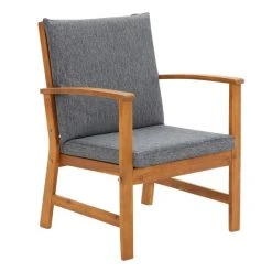 Dunelm Honolulu 4 Seater Wooden Conversation Set -Furn Shop 1000159470 alt04