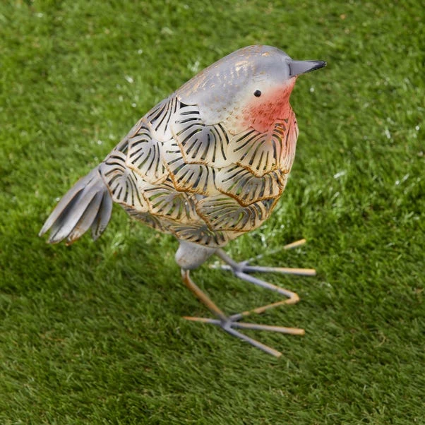 Dunelm Metal Robin Ornament 4 Dunelm Metal Robin Ornament - Image 2