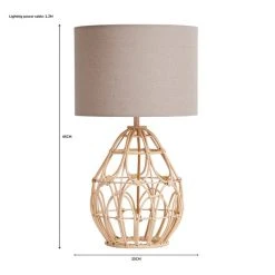 Dunelm Decorative Cane Table Lamp 13 Dunelm Decorative Cane Table Lamp -Furn Shop 1000182787 alt07