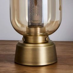 Dunelm Safi Mesh Detail Touch Table Lamp Antique Brass 10 Dunelm Safi Mesh Detail Touch Table Lamp Antique Brass -Furn Shop 1000182850 alt02