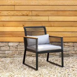 Elements 4 Seater Black Rope Conversation Set 10 Elements 4 Seater Black Rope Conversation Set -Furn Shop 1000183772 alt02