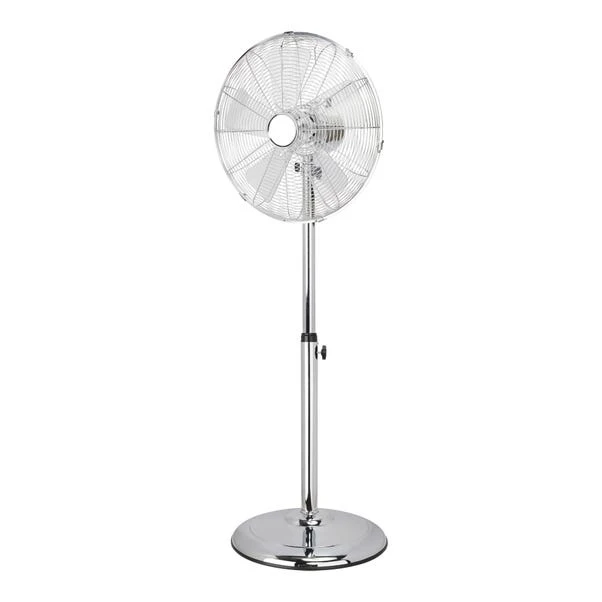 Dunelm 16" Chrome Pedestal Fan 4 Dunelm 16" Chrome Pedestal Fan - Image 2