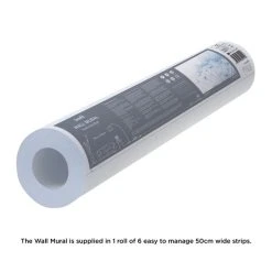 Dunelm Dandelion Mural Blue 9 Dunelm Dandelion Mural Blue -Furn Shop 1000185485 alt01