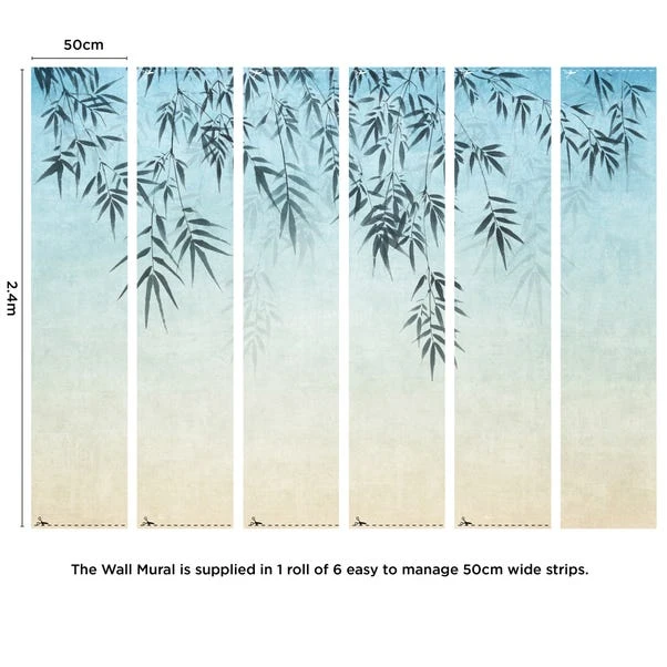 Dunelm Ombre Leaf Mural 7 Dunelm Ombre Leaf Mural - Image 5