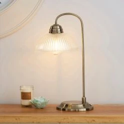 Dunelm Henry Antique Brass Table Lamp
