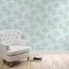Dunelm Spriggy Trees Duck Egg Wallpaper 1 Dunelm Spriggy Trees Duck Egg Wallpaper -Furn Shop 30231319