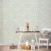 Crown Wallpaper Woodland Duck Egg Wallpaper -Furn Shop 30611084