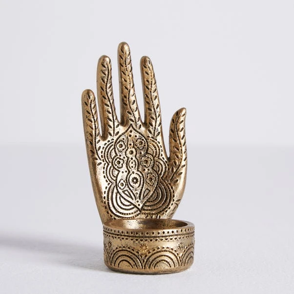 Dunelm Buddha Hand Tealight Holder 3 Dunelm Buddha Hand Tealight Holder