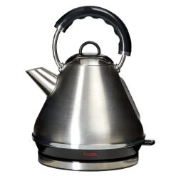 Spectrum Brushed Stainless Steel Pyramid Kettle