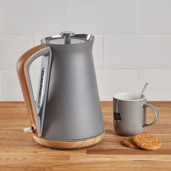 Dunelm Contemporary 1.7L 3kW Matt Grey Jug Kettle 3 Dunelm Contemporary 1.7L 3kW Matt Grey Jug Kettle