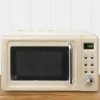 Dunelm Retro 20L 800W Microwave Cream -Furn Shop 30665444