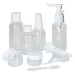 Status Plastic 10 Piece Travel Bottle Set