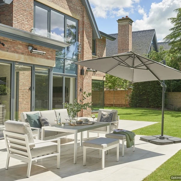 Garden Must Haves 2.5m Royce Carbon Junior Cantilever Parasol 3 Garden Must Haves 2.5m Royce Carbon Junior Cantilever Parasol