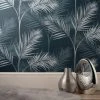 Fine Décor Wallpaper South Beach Navy Wallpaper -Furn Shop 30701741