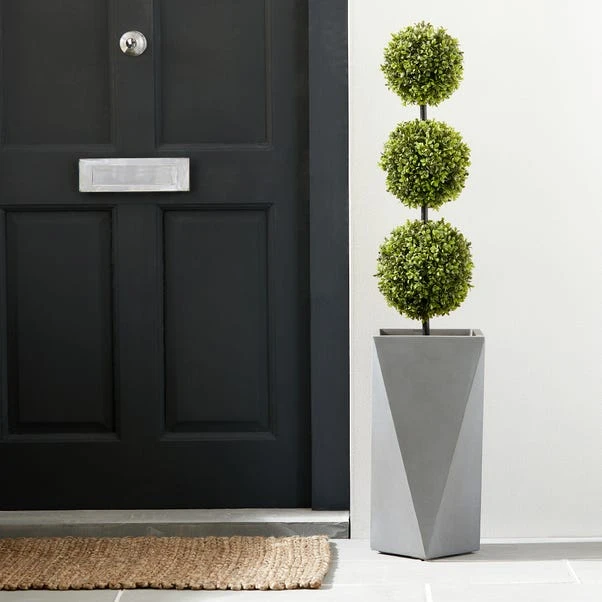 Dunelm Fibre Clay Tall Geometric Plant Pot 3 Dunelm Fibre Clay Tall Geometric Plant Pot
