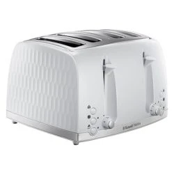 Russell Hobbs Honeycomb 4 Slice Toaster White -Furn Shop 30713878 alt03