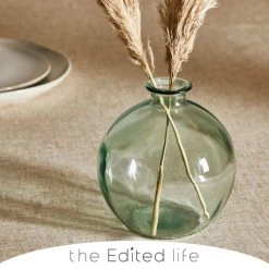The Edited Life Recycled Glass Bottle Vase