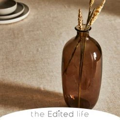 The Edited Life Brown Recycled Glass Bottle Vase