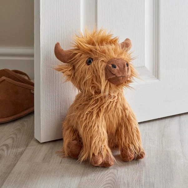 Dunelm Highland Cow Door Stop 3 Dunelm Highland Cow Door Stop