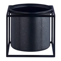 Dunelm London Black Framed Planter -Furn Shop 30729967 alt02