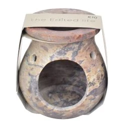 The Edited Life Agra Stone Grey Oil Burner 9 The Edited Life Agra Stone Grey Oil Burner -Furn Shop 30731566 alt03