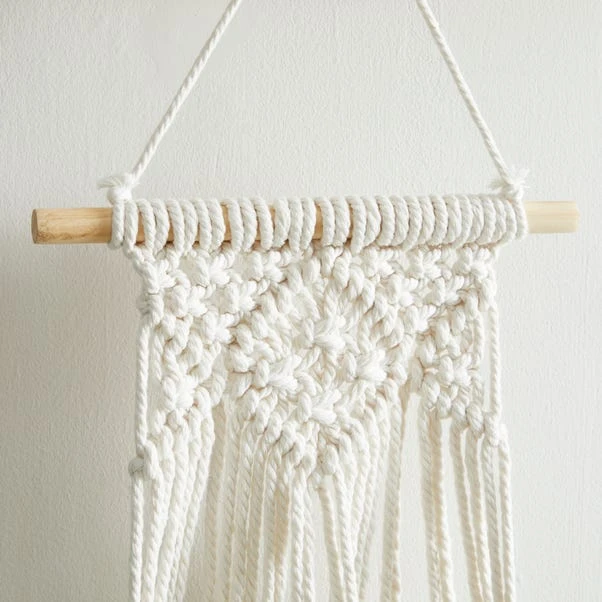 Dunelm Hanging Macrame Double Planter 4 Dunelm Hanging Macrame Double Planter - Image 2