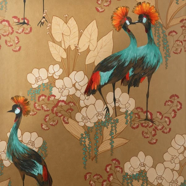 Dunelm Mariba Ochre Wallpaper 5 Dunelm Mariba Ochre Wallpaper - Image 3