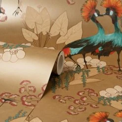 Dunelm Mariba Ochre Wallpaper 9 Dunelm Mariba Ochre Wallpaper -Furn Shop 30737201 alt03