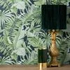 Fine Décor Wallpaper Tropical Navy Maui Wallpaper -Furn Shop 30747096