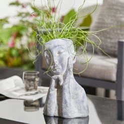 Dunelm Abstract Head Planter