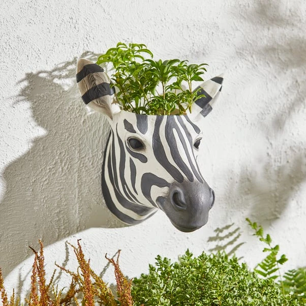Dunelm Zebra Wall Planter 3 Dunelm Zebra Wall Planter