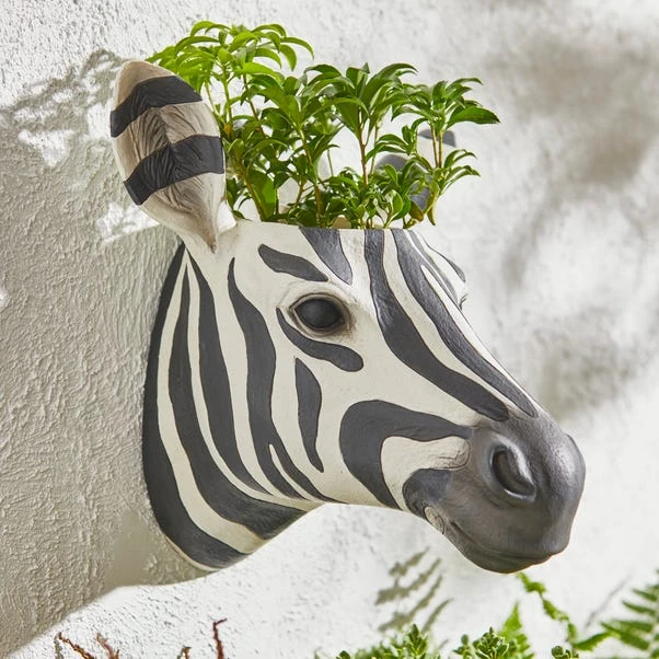 Dunelm Zebra Wall Planter 4 Dunelm Zebra Wall Planter - Image 2