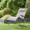 Dunelm Amsterdam Grey Lounger -Furn Shop 30749650