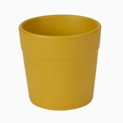 Dunelm Ceramic Plant Pot Yellow Small -Furn Shop 30751188 alt02