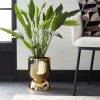 Dunelm Ceramic Curves Planter Gold 30cm 2 Dunelm Ceramic Curves Planter Gold 30cm -Furn Shop 30751227