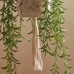 Dunelm Macrame Cream Plant Hanger -Furn Shop 30753307 alt02