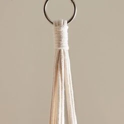 Dunelm Macrame Cream Plant Hanger -Furn Shop 30753307 alt03