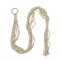 Dunelm Macrame Cream Plant Hanger -Furn Shop 30753307 alt04