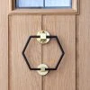 Dunelm Hexagon Matte Black Door Knocker -Furn Shop 30756553
