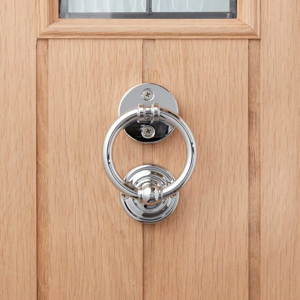 Dunelm Traditional Chrome Door Knocker 3 Dunelm Traditional Chrome Door Knocker