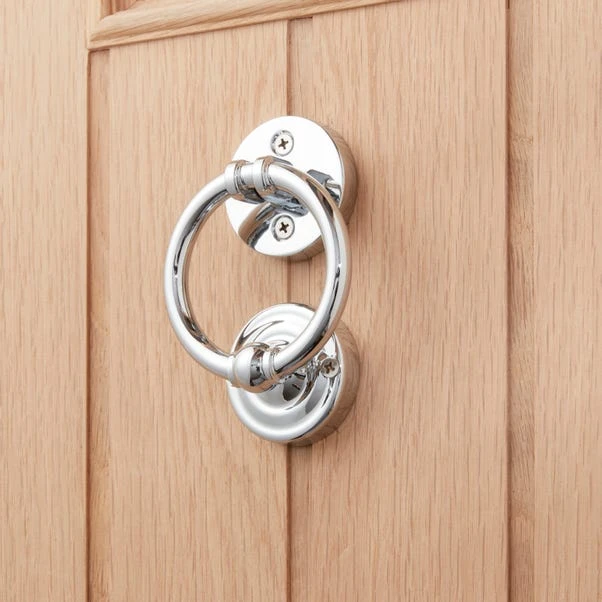 Dunelm Traditional Chrome Door Knocker 4 Dunelm Traditional Chrome Door Knocker - Image 2