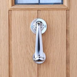 Dunelm Traditional Scroll Chrome Door Knocker
