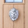 Dunelm Lion Silver Door Knocker -Furn Shop 30756566
