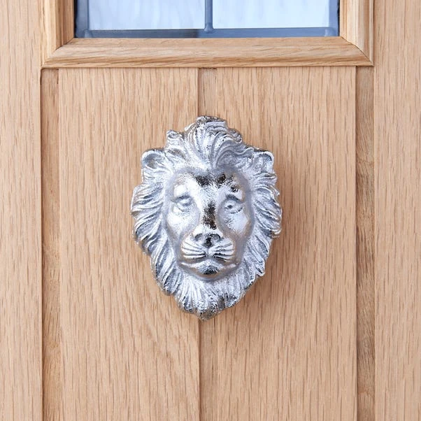 Dunelm Lion Silver Door Knocker 3 Dunelm Lion Silver Door Knocker