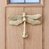 Dunelm Dragonfly Gold Door Knocker -Furn Shop 30756568