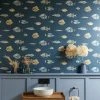Dunelm Watercolour Fish Wallpaper -Furn Shop 30757402