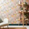 Dunelm Tropical Floral Blush Wallpaper -Furn Shop 30757412